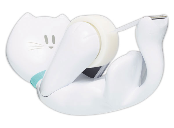 1 Dévidoir chat + 1 rouleau Scotch® Magic 19mmx 8,89m
