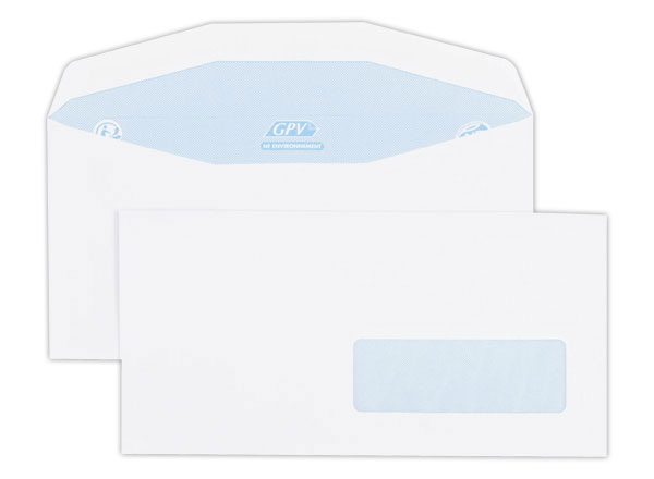 1 Boite de 1000 enveloppes C6/C5 115x229 80G fenêtre 35X100 blanches