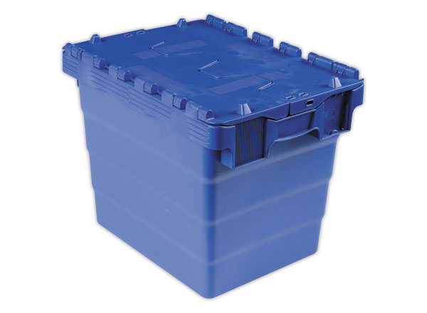 1 Bac navette gerbable 27 litres bleu