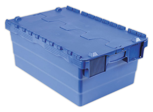 1 Bac navette gerbable 44 litres bleu