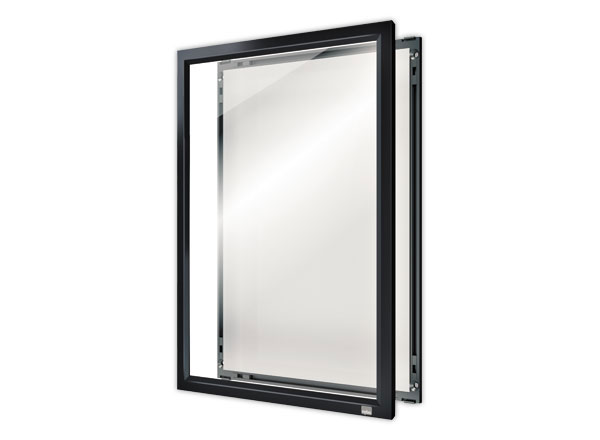 1 Porte-affiche clipsable A4 Nobo impression - noir