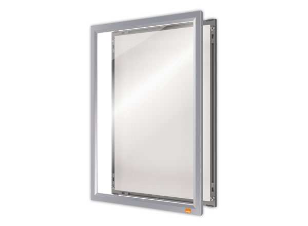 1 Porte-affiche clipsable A4 Nobo impression - argent