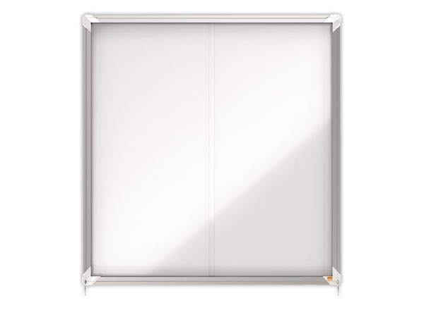 1 Vitrine d'intérieur 12xA4 PREMIUM PLUSNobo magnétique - Blanc