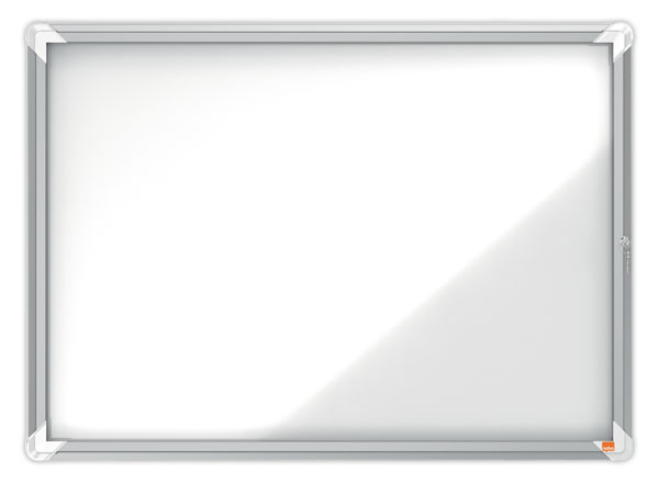 1 Vitrine d'extérieur 8xA4 PREMIUM PLUS Nobo magnétique -  Blanc