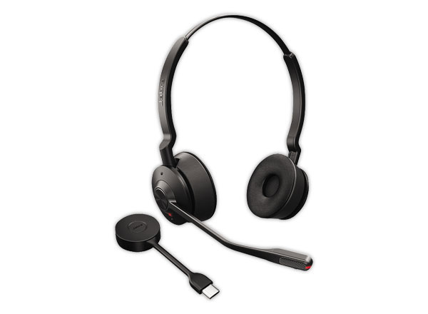 1 Casque téléphonique sans fil Engage 55Duo MS USB-C JABRA