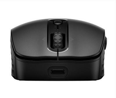 HP 690 - Souris - recharge Qi - 7 boutons - sans fil - Bluetooth - noir