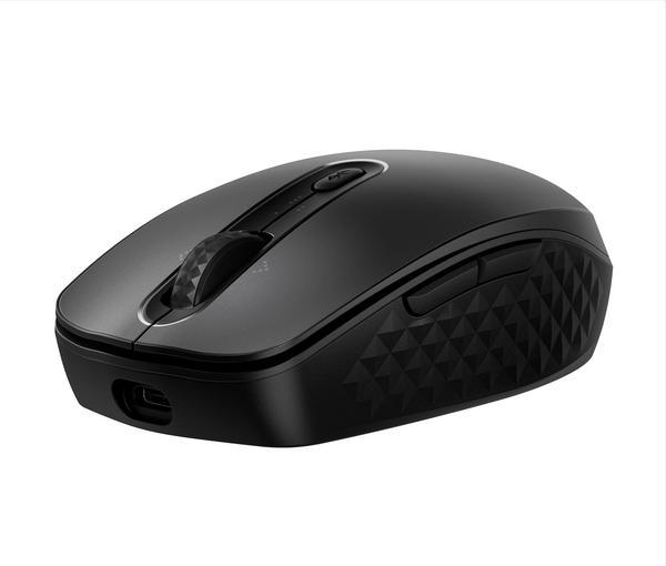 HP 690 - Souris - recharge Qi - 7 boutons - sans fil - Bluetooth - noir