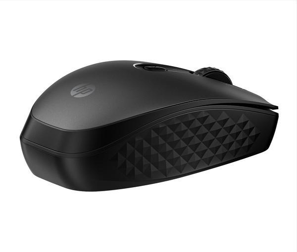 HP 690 - Souris - recharge Qi - 7 boutons - sans fil - Bluetooth - noir