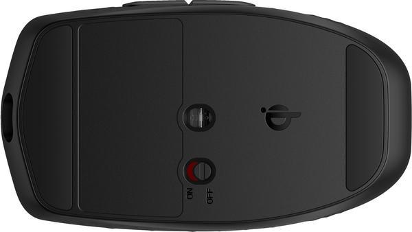 HP 690 - Souris - recharge Qi - 7 boutons - sans fil - Bluetooth - noir