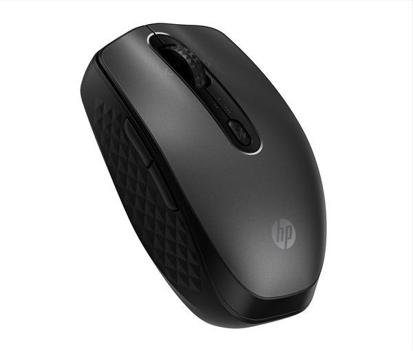 HP 690 - Souris - recharge Qi - 7 boutons - sans fil - Bluetooth - noir