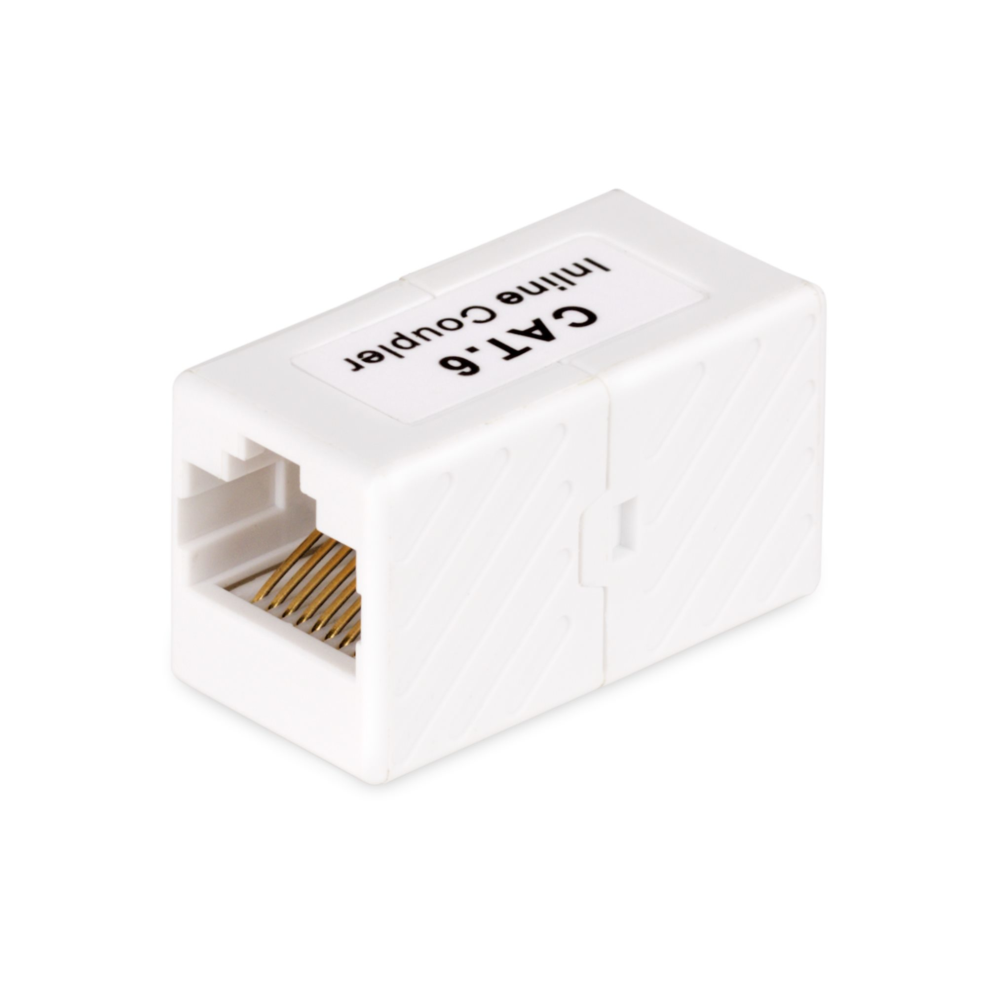 StarTech.com Coupleur RJ45, Connecteur Cat6 en Ligne, Adaptateur T568 F/F - Coupleur réseau - RJ-45 (F) pour RJ-45 (F) - non blindé - CAT 5/5e/6 - passif - blanc