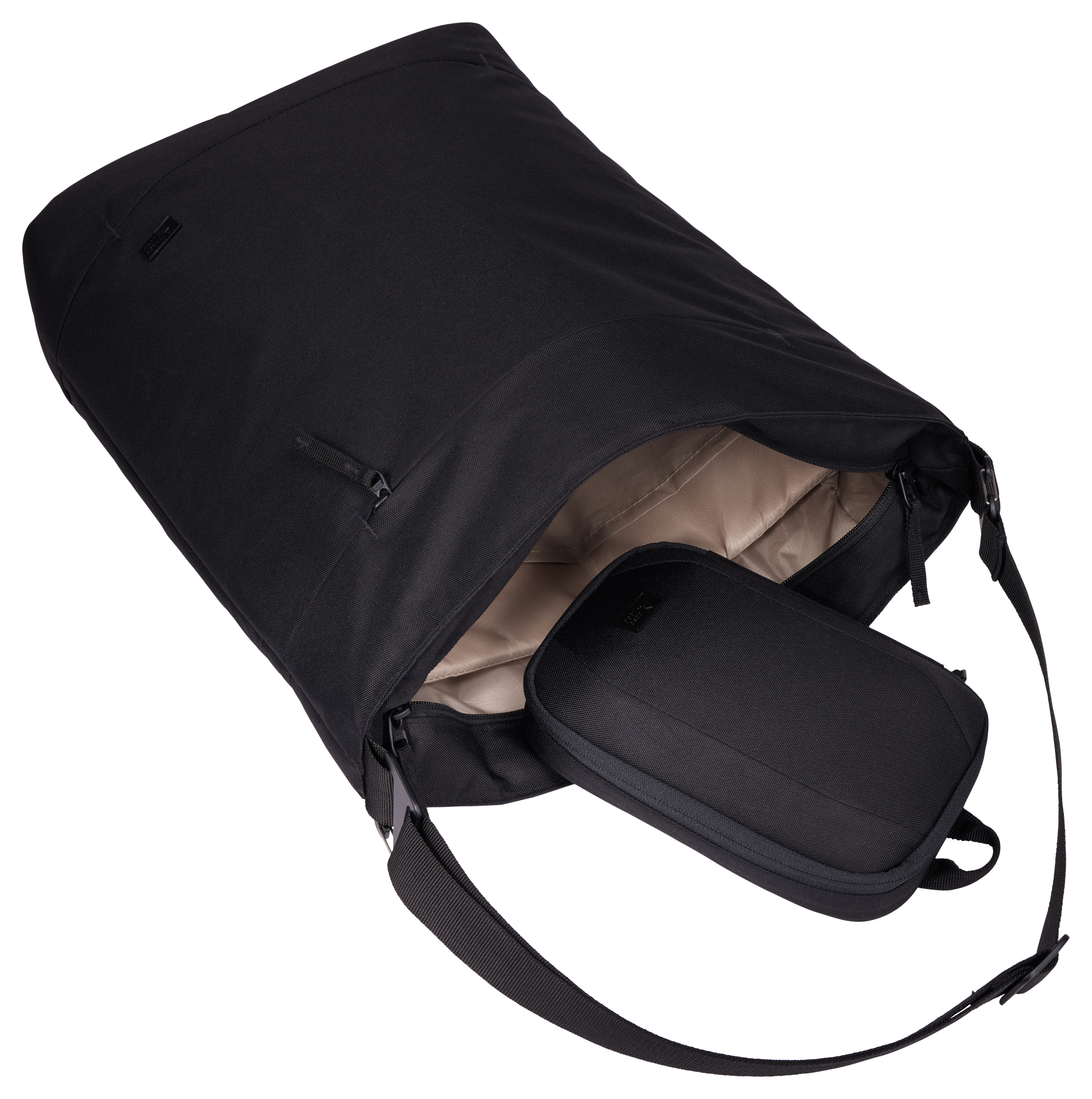 Case Logic Invigo - Boîtier d'accessoires - Polyester 600D 100% recyclé - noir