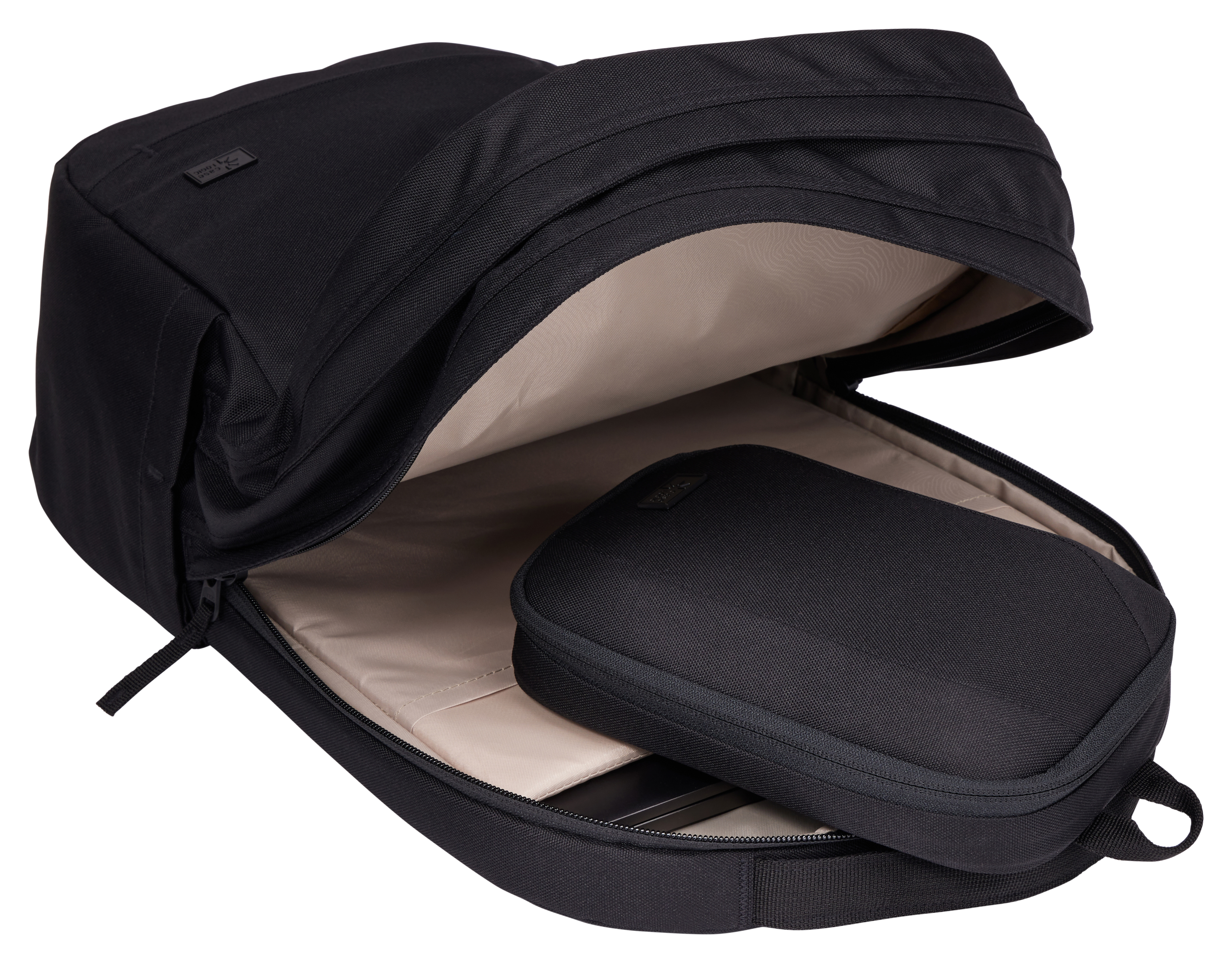 Case Logic Invigo - Boîtier d'accessoires - Polyester 600D 100% recyclé - noir