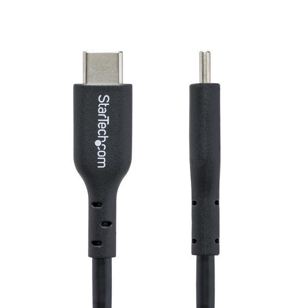 StarTech.com Chargeur USB-C de 1m, Câble USB-C, Cordon USB-C, 60W 3A PD - Câble USB - 24 pin USB-C (M) pour 24 pin USB-C (M) - USB 2.0 - 5 / 9 / 12 / 15 / 20 V - 3 A - 1 m - USB Power Delivery (60W) - noir