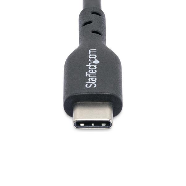 StarTech.com Chargeur USB-C de 1m, Câble USB-C, Cordon USB-C, 60W 3A PD - Câble USB - 24 pin USB-C (M) pour 24 pin USB-C (M) - USB 2.0 - 5 / 9 / 12 / 15 / 20 V - 3 A - 1 m - USB Power Delivery (60W) - noir