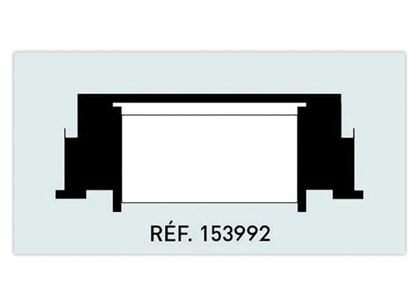 1 Rouleau encreur noir pour pinces à étiqueter Agipa 146492 et 146493