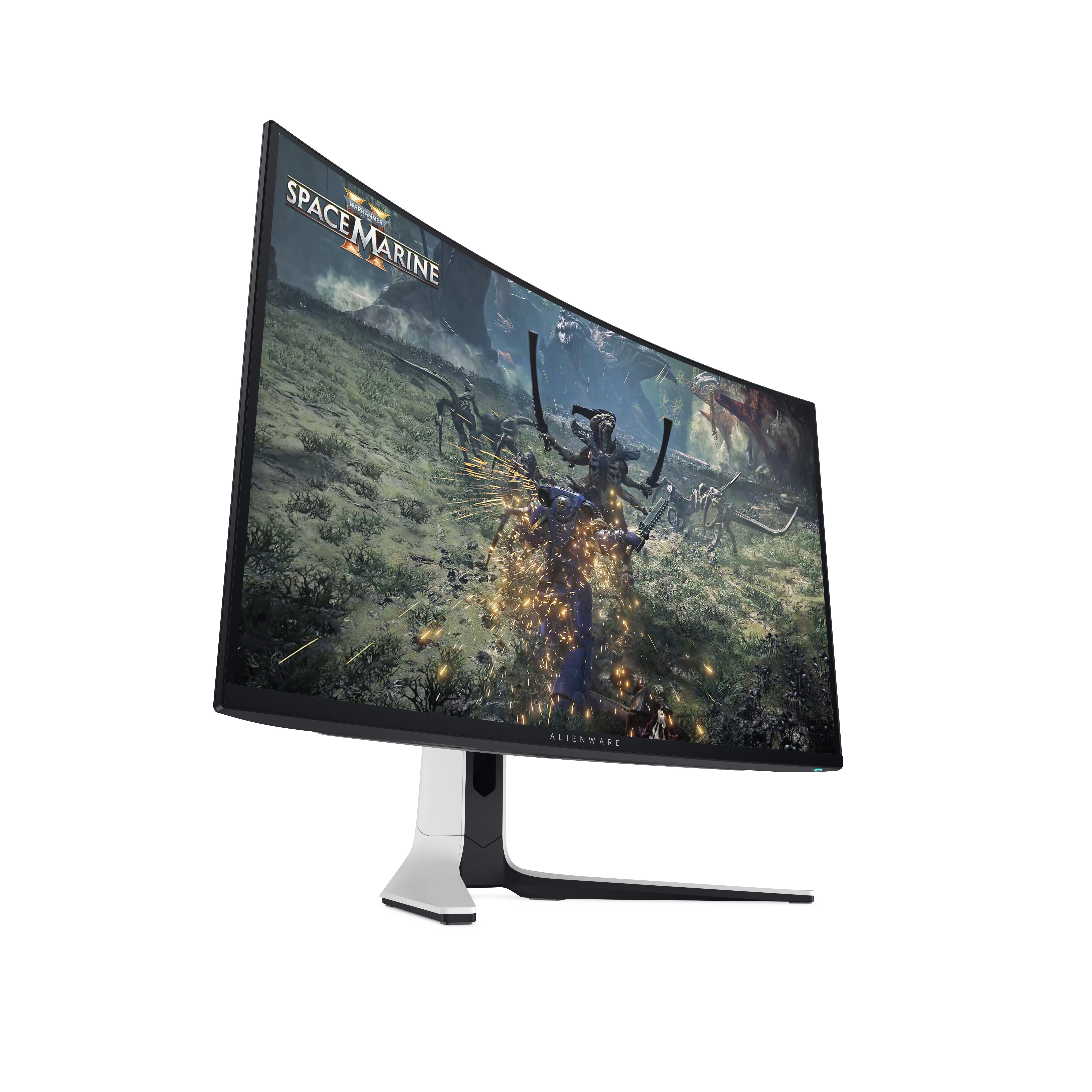 Alienware 32 Gaming Monitor AW3225QF - Moniteur OLED - jeux - incurvé - 32" (31.62" visualisable) - 3840 x 2160 4K @ 240 Hz - 1000 cd/m² - 1500000:1 - DisplayHDR 400 True Black - 0.03 ms - 2xHDMI, DisplayPort - avec Garantie de 3 ans Advanced Exchange Bas