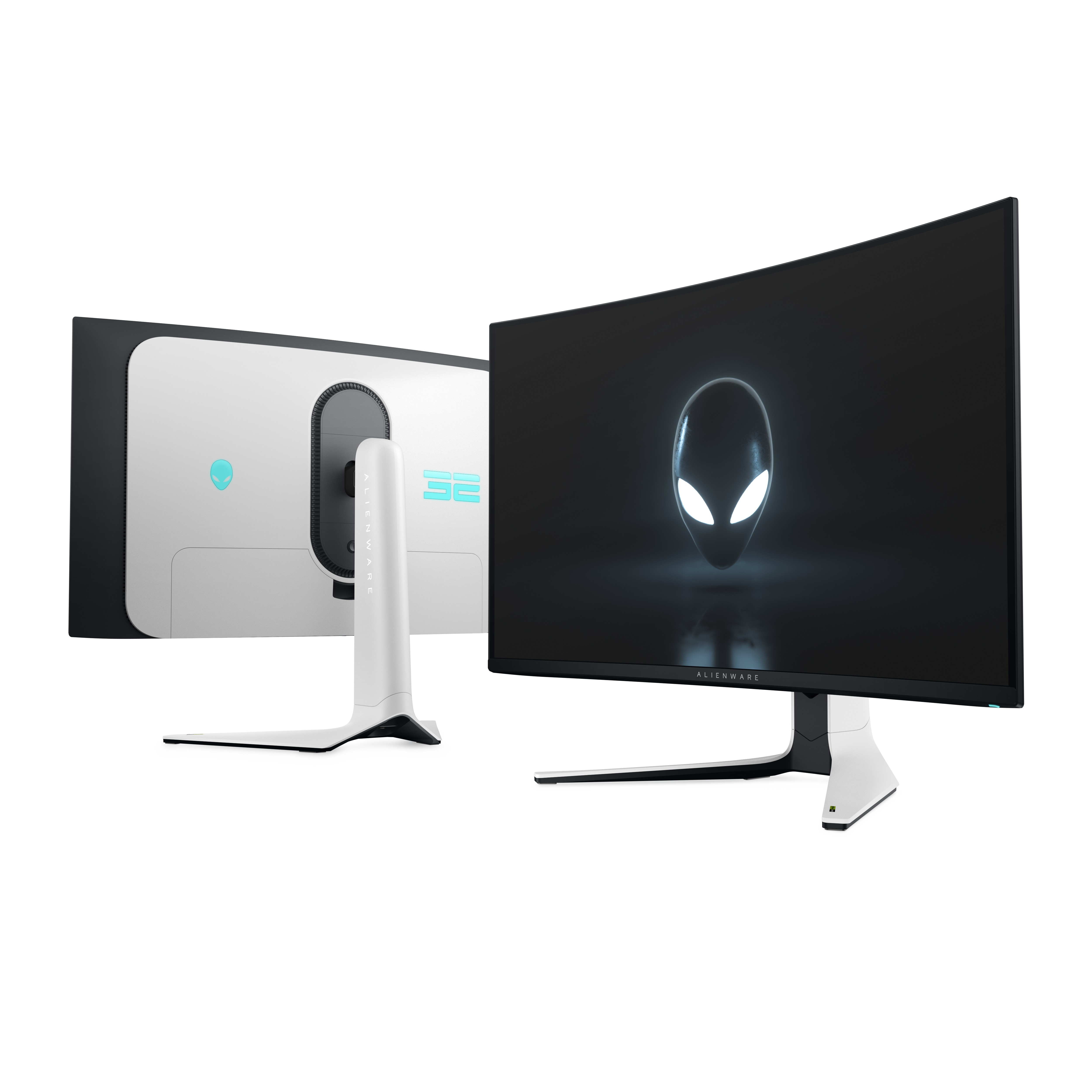 Alienware 32 Gaming Monitor AW3225QF - Moniteur OLED - jeux - incurvé - 32" (31.62" visualisable) - 3840 x 2160 4K @ 240 Hz - 1000 cd/m² - 1500000:1 - DisplayHDR 400 True Black - 0.03 ms - 2xHDMI, DisplayPort - avec Garantie de 3 ans Advanced Exchange Bas