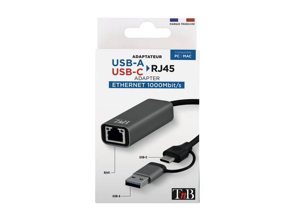 1 Adaptateur USB type C vers RJ45