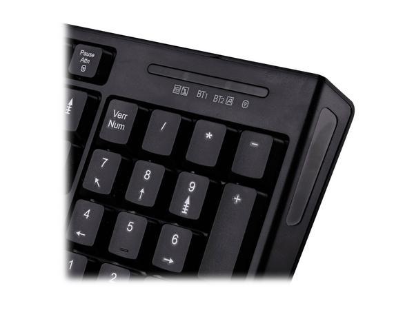 1 Clavier Bluetooth rechargeable - Noir