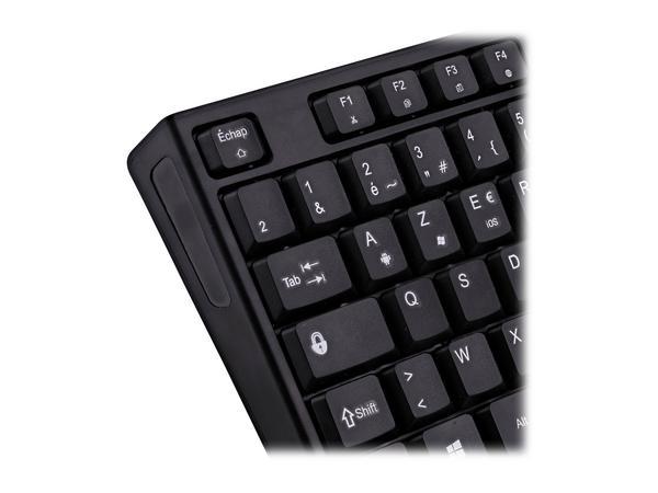 1 Clavier Bluetooth rechargeable - Noir