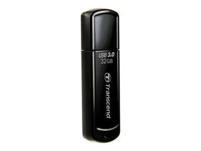 TRANSCEND 32Go Clé USB USB3.1 Gen1 - Classique - Noir