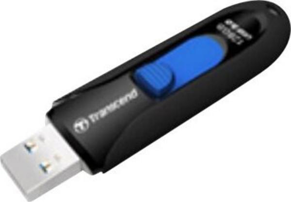TRANSCEND 128Go Clé USB USB 3.1 Gen 1 Sans Capuchon - Noir