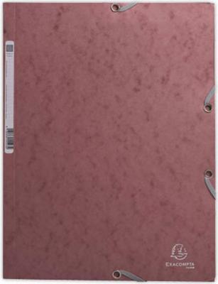 1 Chemises élastiques 3 rabats Skandi Vieux rose Exacompta