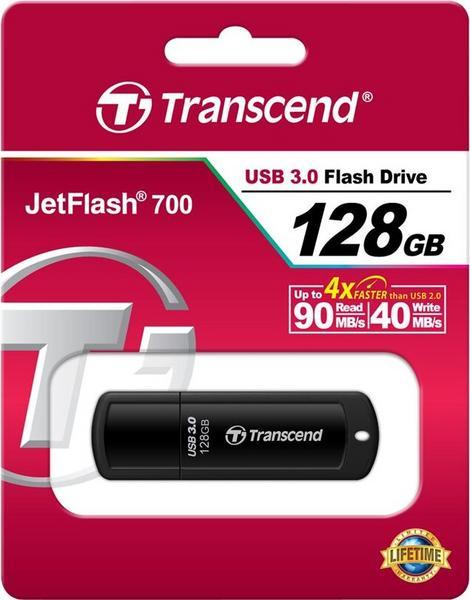 TRANSCEND 128Go JETFLASH 700 USB 3.0 black