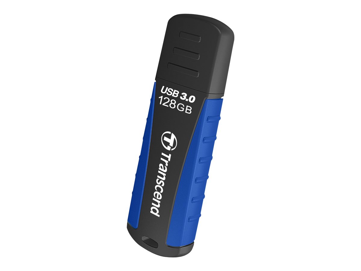 TRANSCEND 128Go Clé USB 3.1 Gen 1 - Antichoc Bleu marine