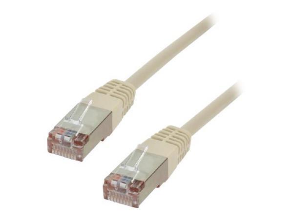 MCL Cordon de brassage RJ45 CAT 5e F/UTP - 10m Gris   (P)