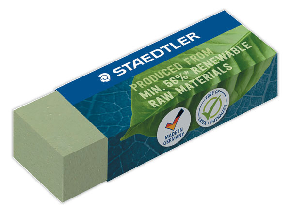 1 Gomme verte naturelle olive sans latex