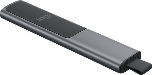 LOGITECH Spotlight Presentation remote control 3 buttons slate