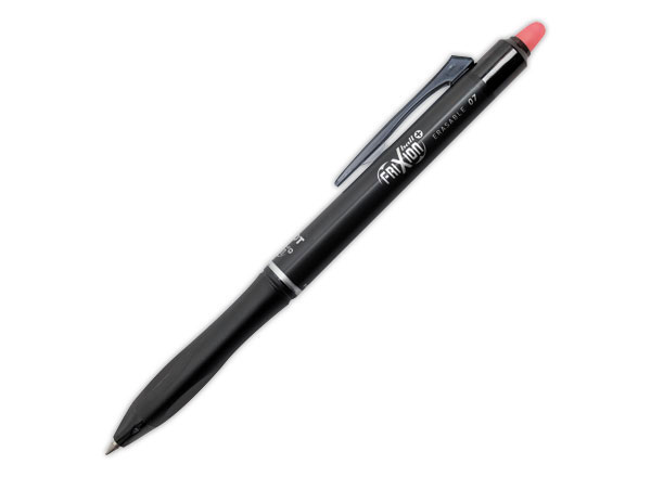 1 Stylo encre effaçable frixion ball + rouge