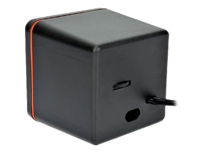 MCL Mini Haut-parleurs 2 x 2W RMS - 120W PMPO alimentés par l USB - Noir
