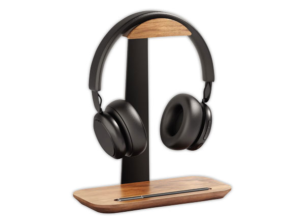1 Support de casque bois bois