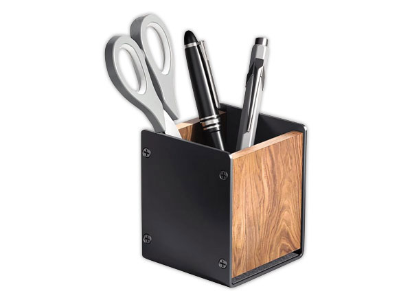 1 Pot à crayons bois