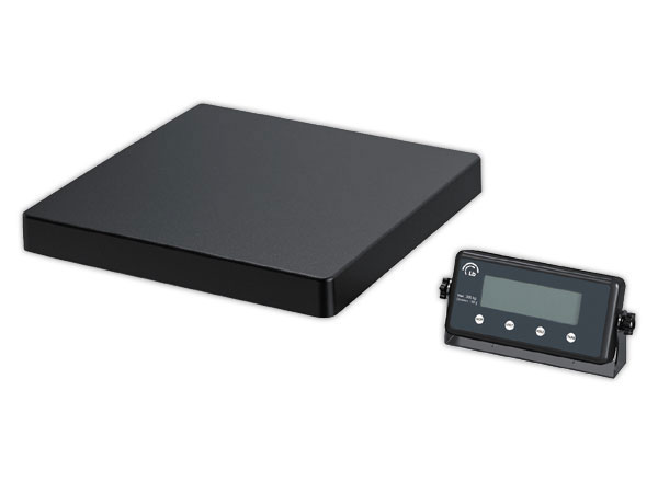 1 Pèse-colis électronique 300kg plateau acier XL 40x40 cm