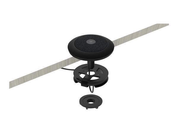 LOGITECH Rally Mic Pod Mount Microphone desktop mount matte black for LOGITECH Rally Rally Plus