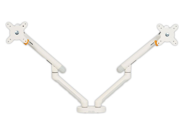 1 Bras porte-écrans double BE Flexible Dual blanc - Bakker