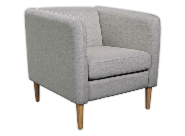 1 FAUTEUIL 1 PLACE GRIS MONTÉ