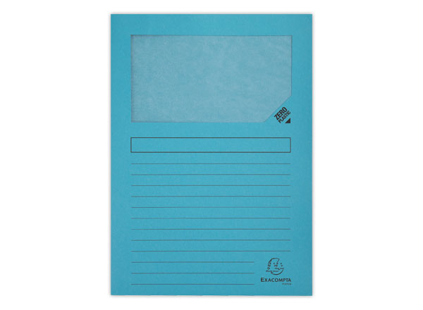 1 Boite de 100 Pochettes coins A4 en papier 100% recyclé - Forever Exacompta