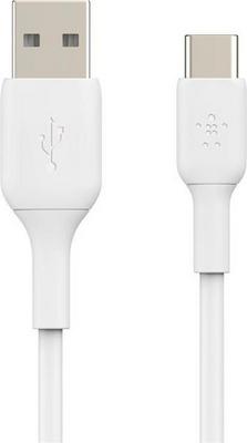 BELKIN BOOST CHARGE USB-A to USB-C Cable PVC 1M White