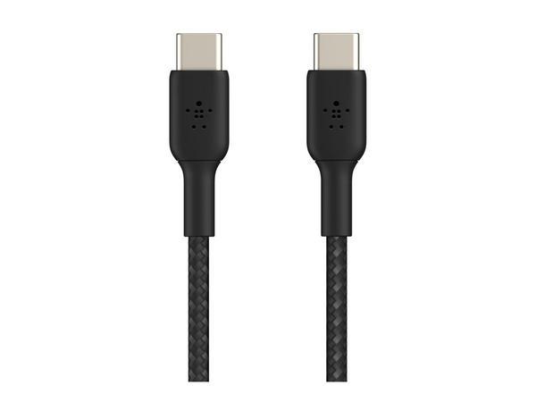 BELKIN BOOST CHARGE USB-C to USB-C 2.0 Cable Braided 1M Black