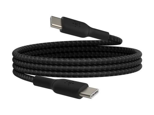 BELKIN BOOST CHARGE USB-C to USB-C 2.0 Cable Braided 1M Black