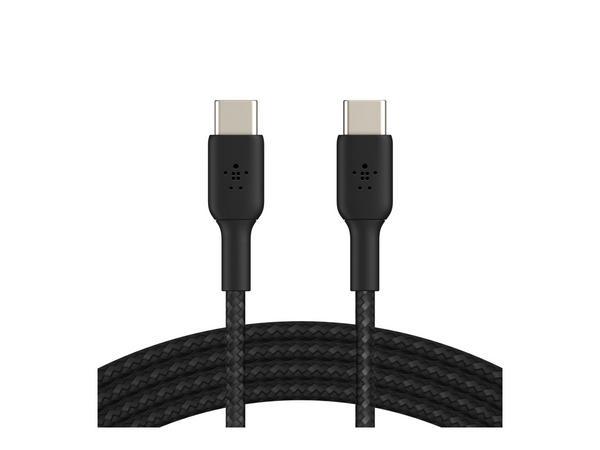 BELKIN BOOST CHARGE USB-C to USB-C 2.0 Cable Braided 1M Black