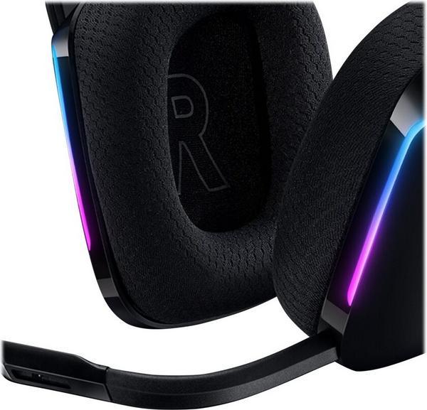 LOGITECH G G733 LIGHTSPEED Wireless RGB Gaming Headset Headset full size 2.4 GHz wireless black