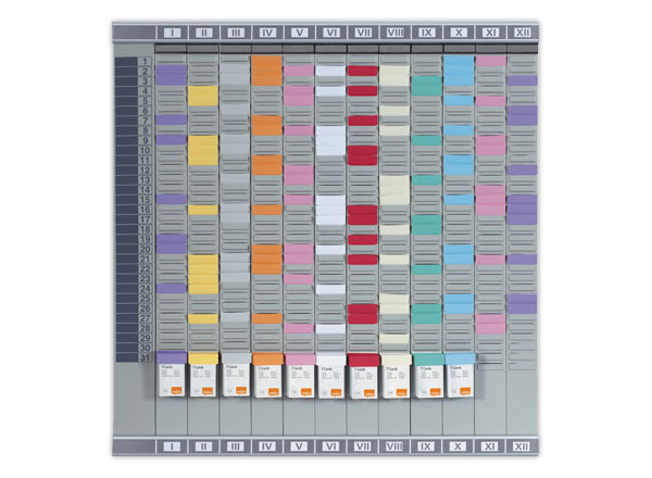 1 Planning Kit 12 colonnes annuelle ou mensuelle