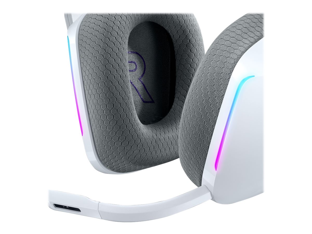 LOGITECH G G733 LIGHTSPEED Wireless RGB Gaming Headset Headset full size 2.4 GHz wireless white