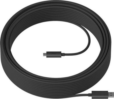 LOGITECH Strong USB cable USB Type A M to 24 pin USB-C M USB 3.2 45 m plenum Active Optical Cable AOC for Room Solution Huddle
